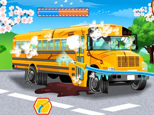 School Bus Car Wash android App screenshot 2